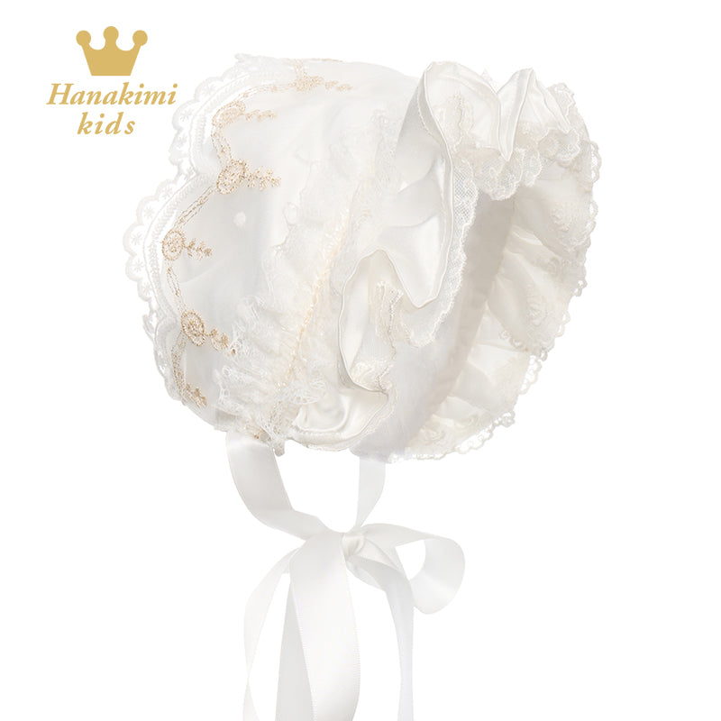 Embroidery Baby Bonnet & Blossom Joy —— Hanakimkids