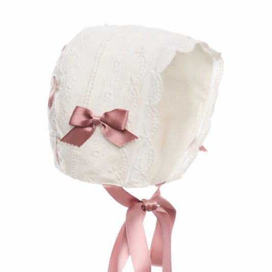 Hanakimi Satin Baby Bonnet & Blossom Joy —— Hanakimkids