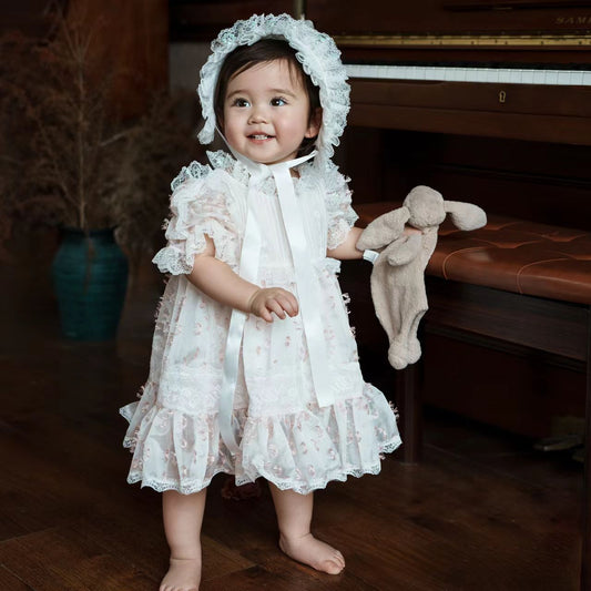 Hanakimi Girls' Lightweight Party Dress