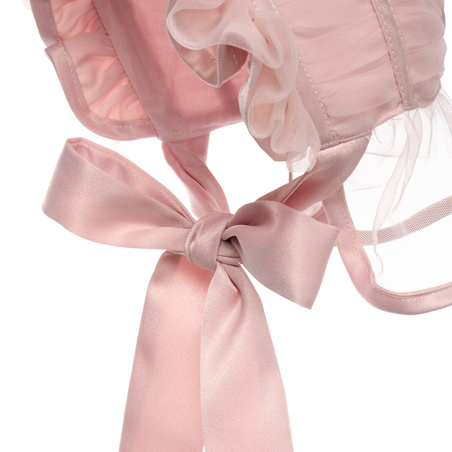 Satin Baby Bonnet & Blossom Joy —— Hanakimkids