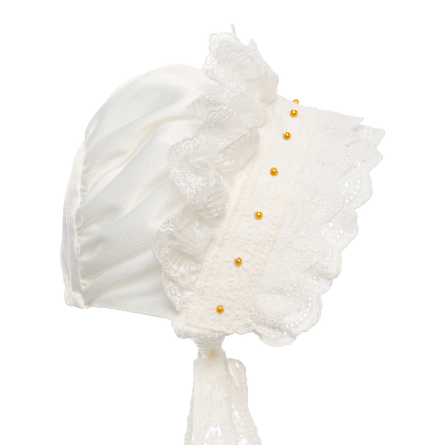 Satin Baby Bonnet & Blossom Joy —— Hanakimkids