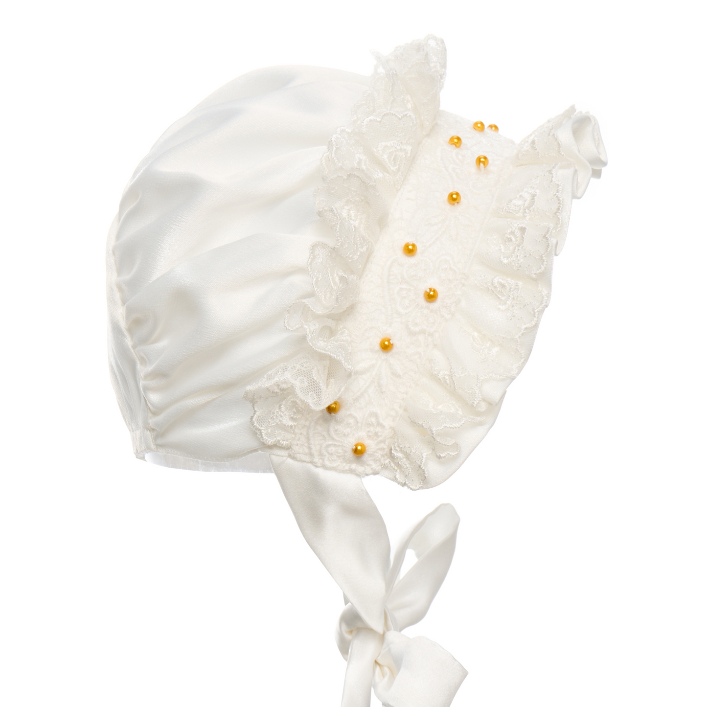 Satin Baby Bonnet & Blossom Joy —— Hanakimkids