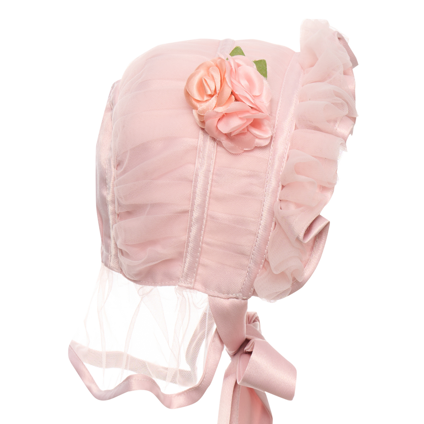 Satin Baby Bonnet & Blossom Joy —— Hanakimkids
