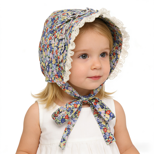 Liberty Cotton Floral Sun Bonnet