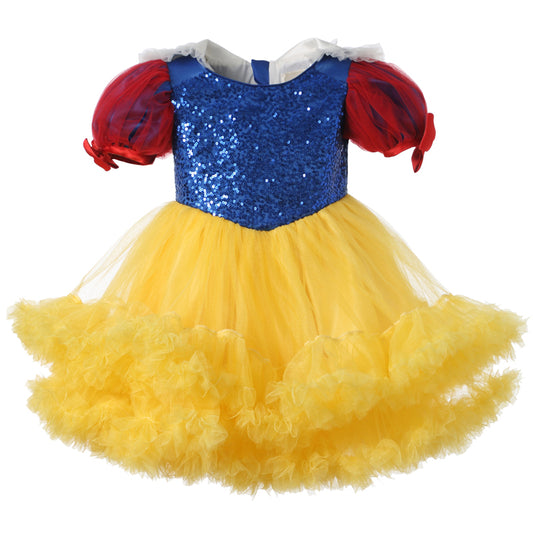 Hanakimi® Sequin & Puff Sleeve Princess Dress