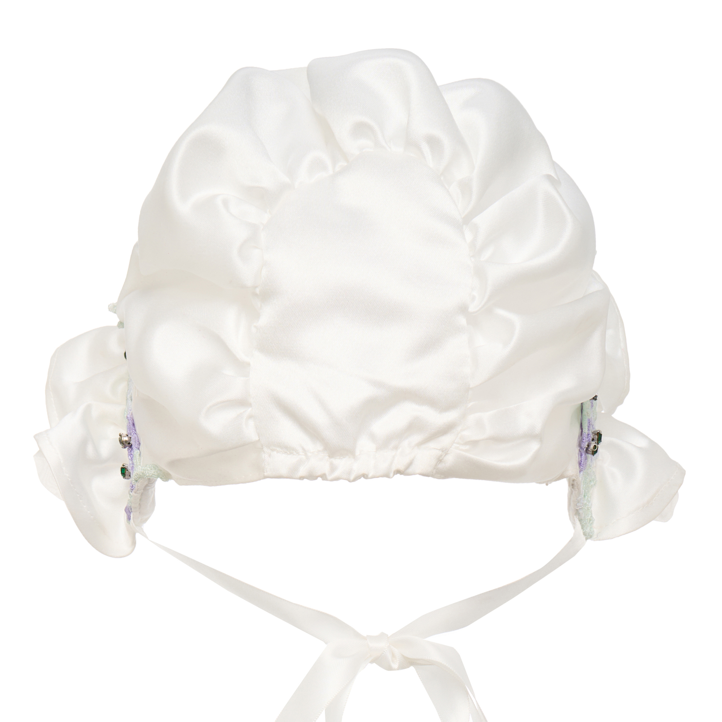 Satin Baby Bonnet & Blossom Joy —— Hanakimkids