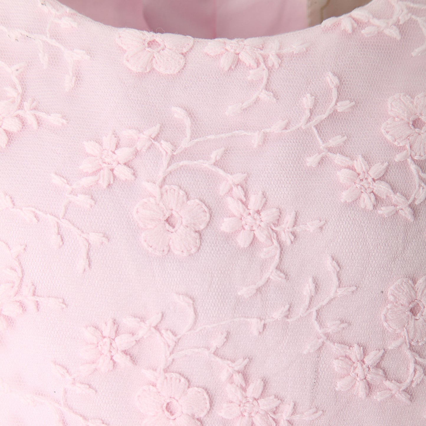 Hanakimi® Besticktes, ärmelloses, knielanges Festkleid aus Tüll JMK1617