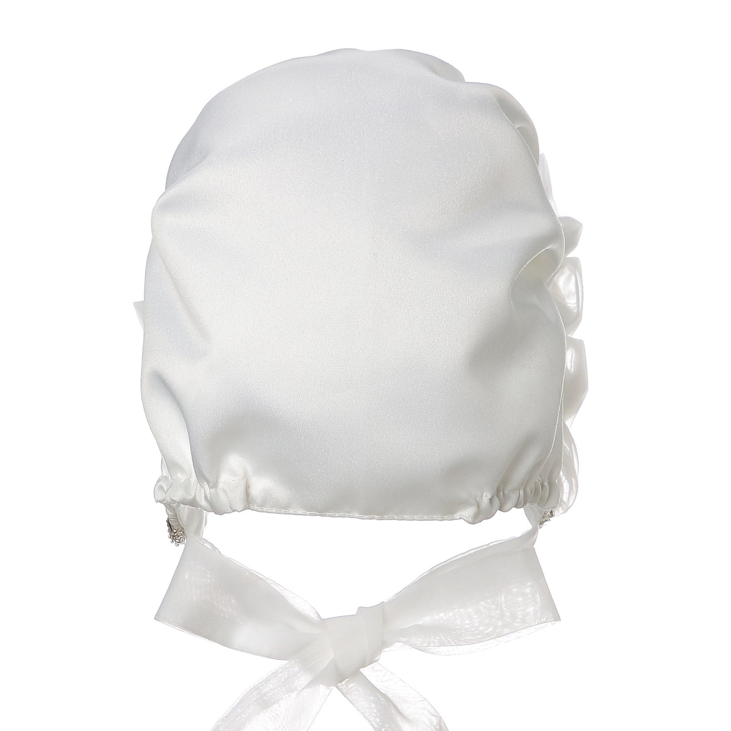 Gorro Hanakimi para bautizo de niñas JM1009