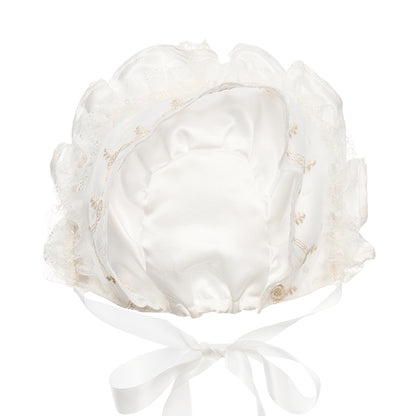 Embroidery Baby Bonnet  & Blossom Joy ——  Hanakimkids