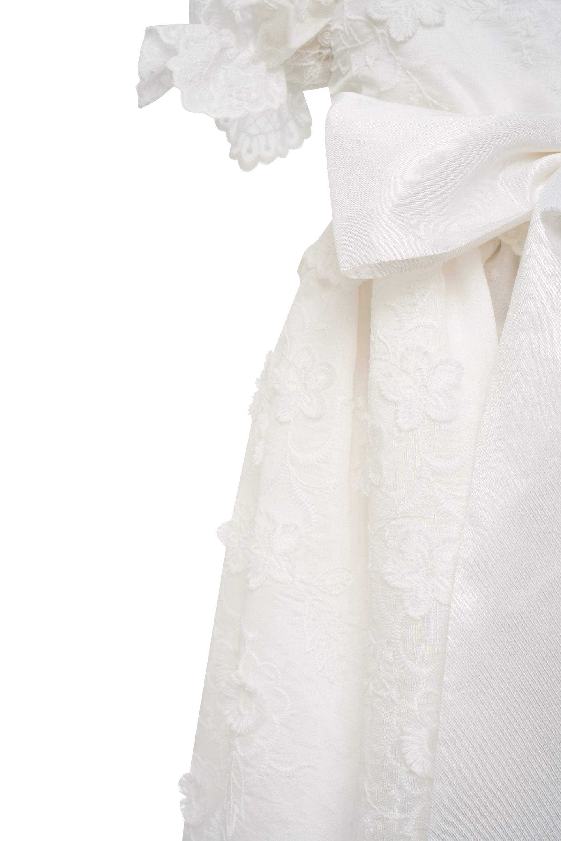Hanakimi Kids Lace Embroidered Heirloom Christening Gown
