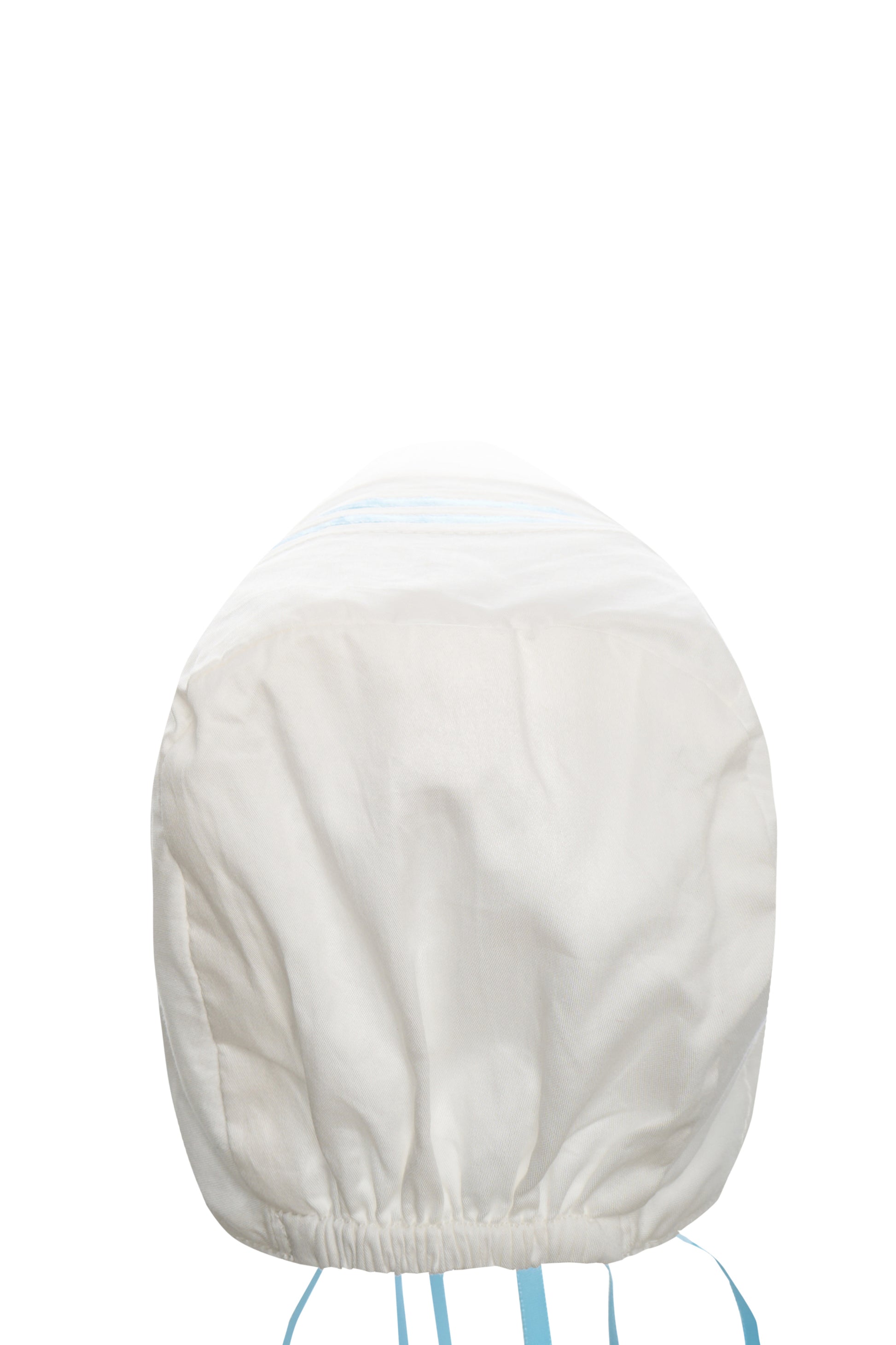 Hanakimi Kids Blue Ribbon Nautical Cotton Bonnet