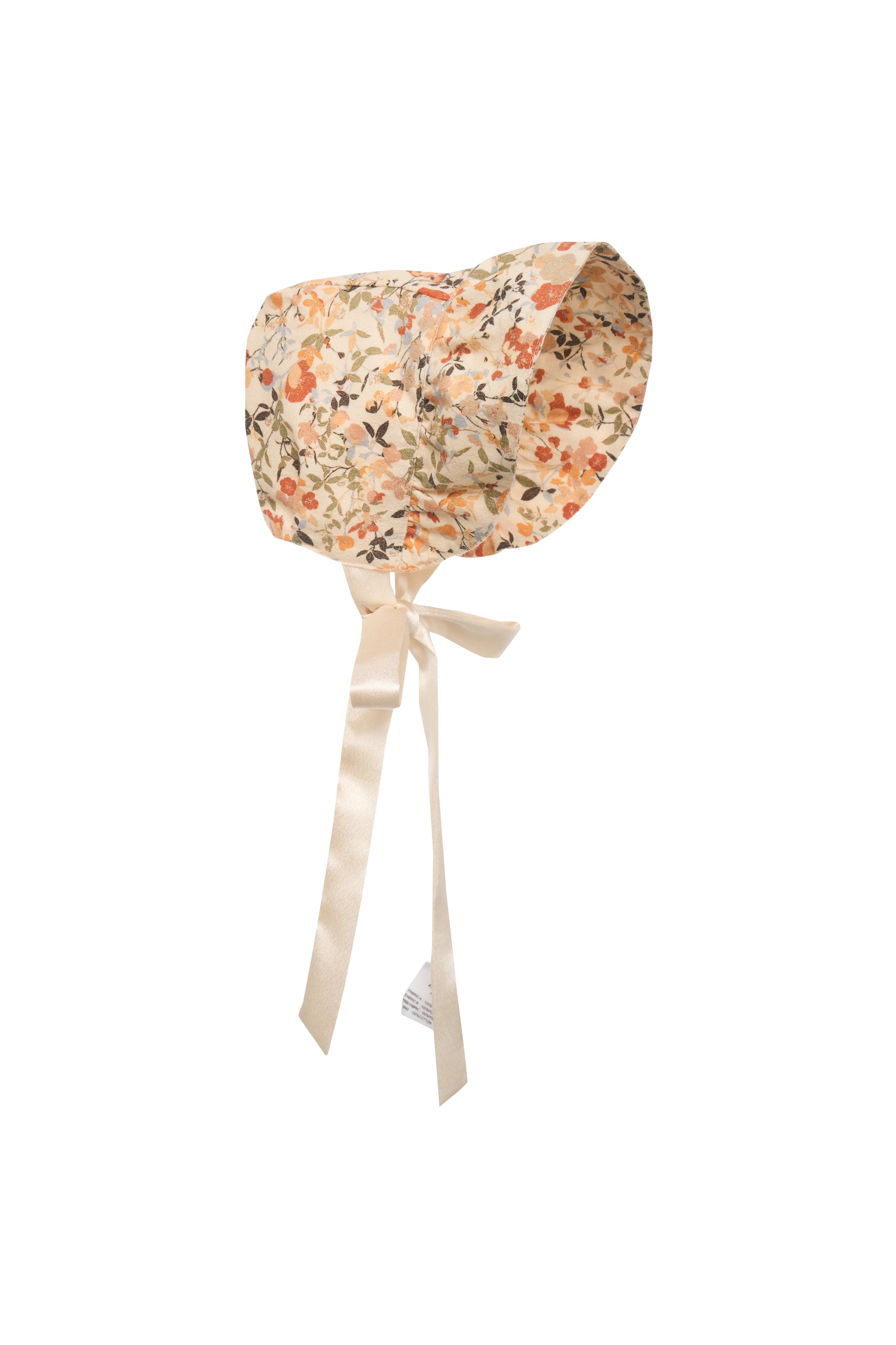 Hanakimi Kids Vintage Floral Reversible Sun Bonnet