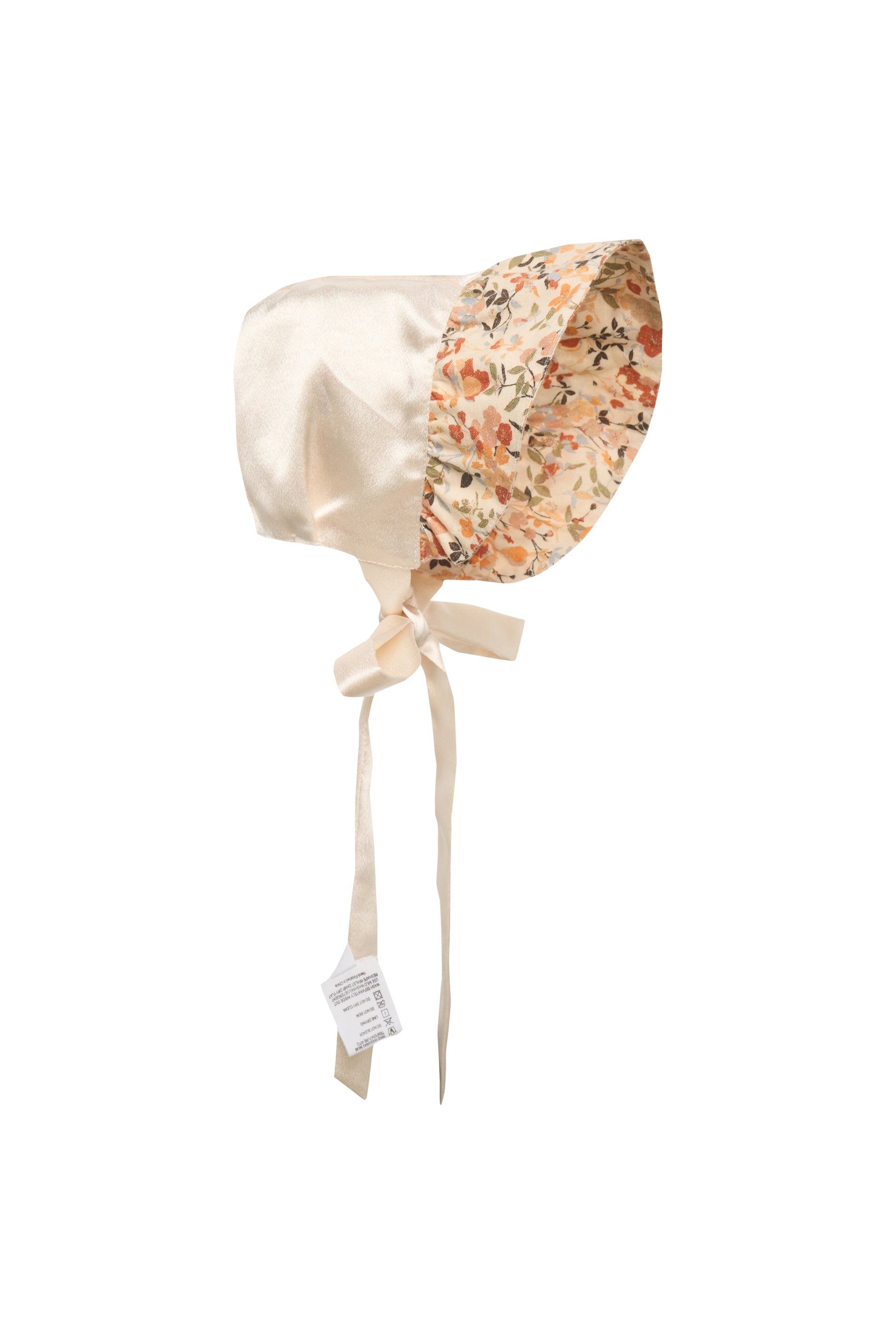 Hanakimi Kids Vintage Floral Reversible Sun Bonnet