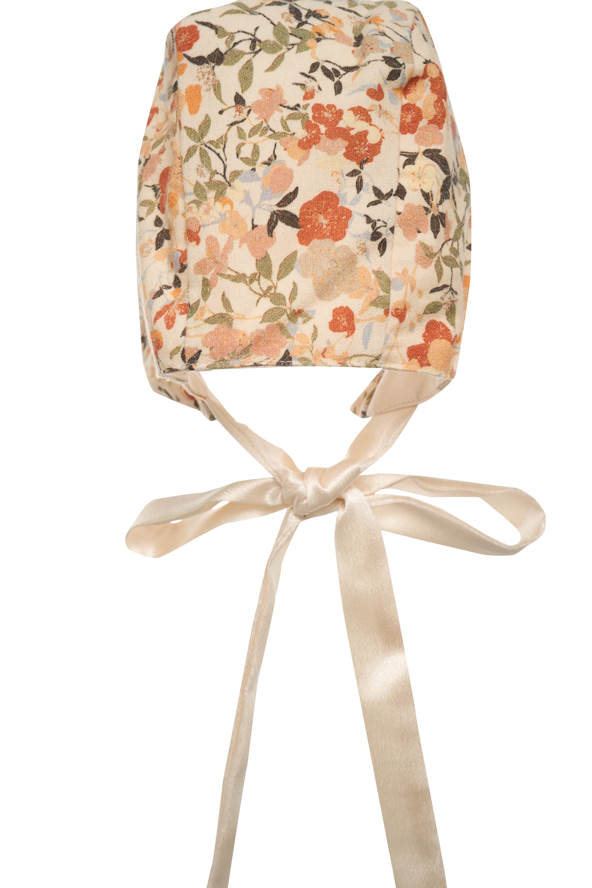 Hanakimi Kids Vintage Floral Reversible Sun Bonnet