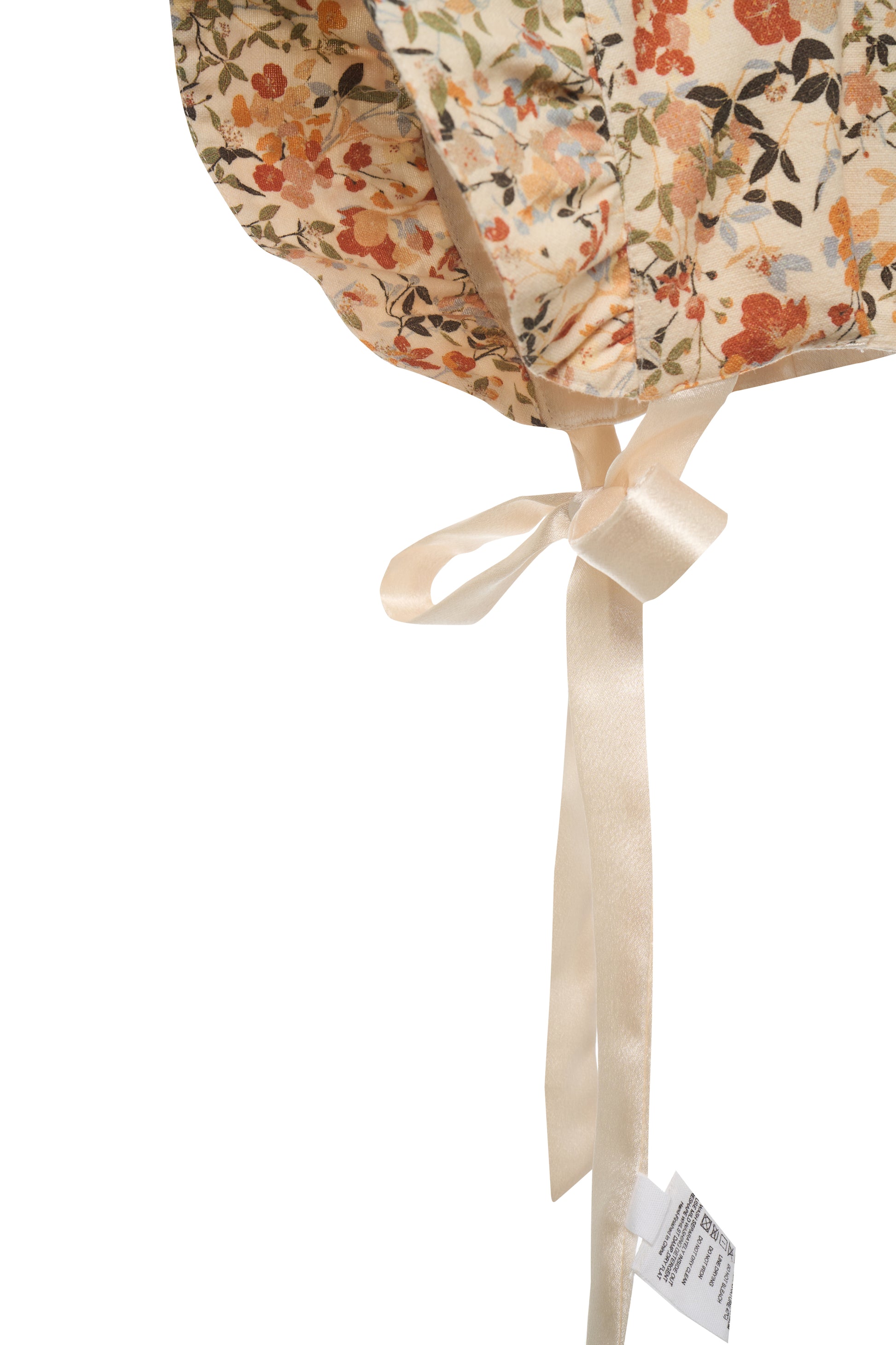 Hanakimi Kids Vintage Floral Reversible Sun Bonnet