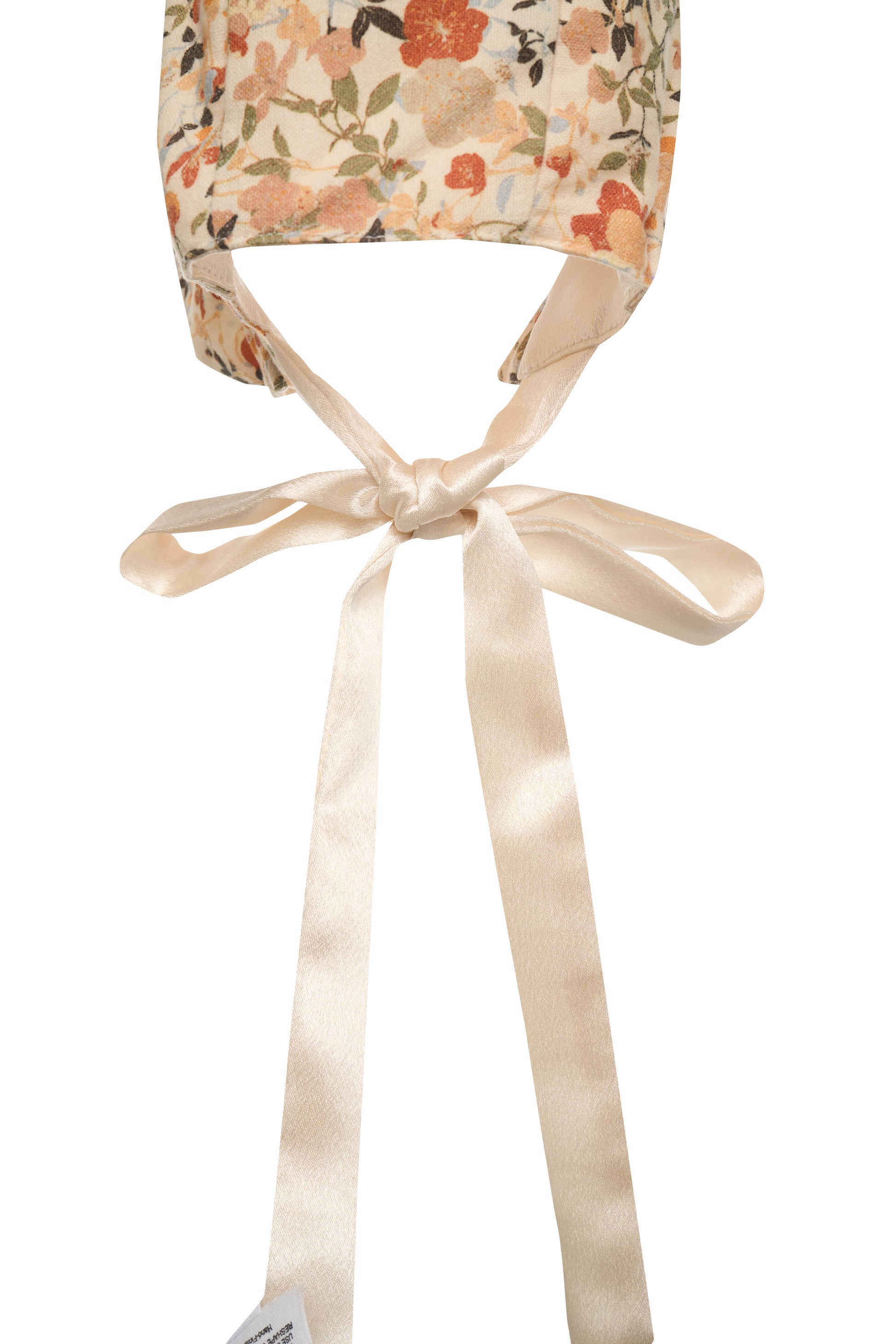 Hanakimi Kids Vintage Floral Reversible Sun Bonnet