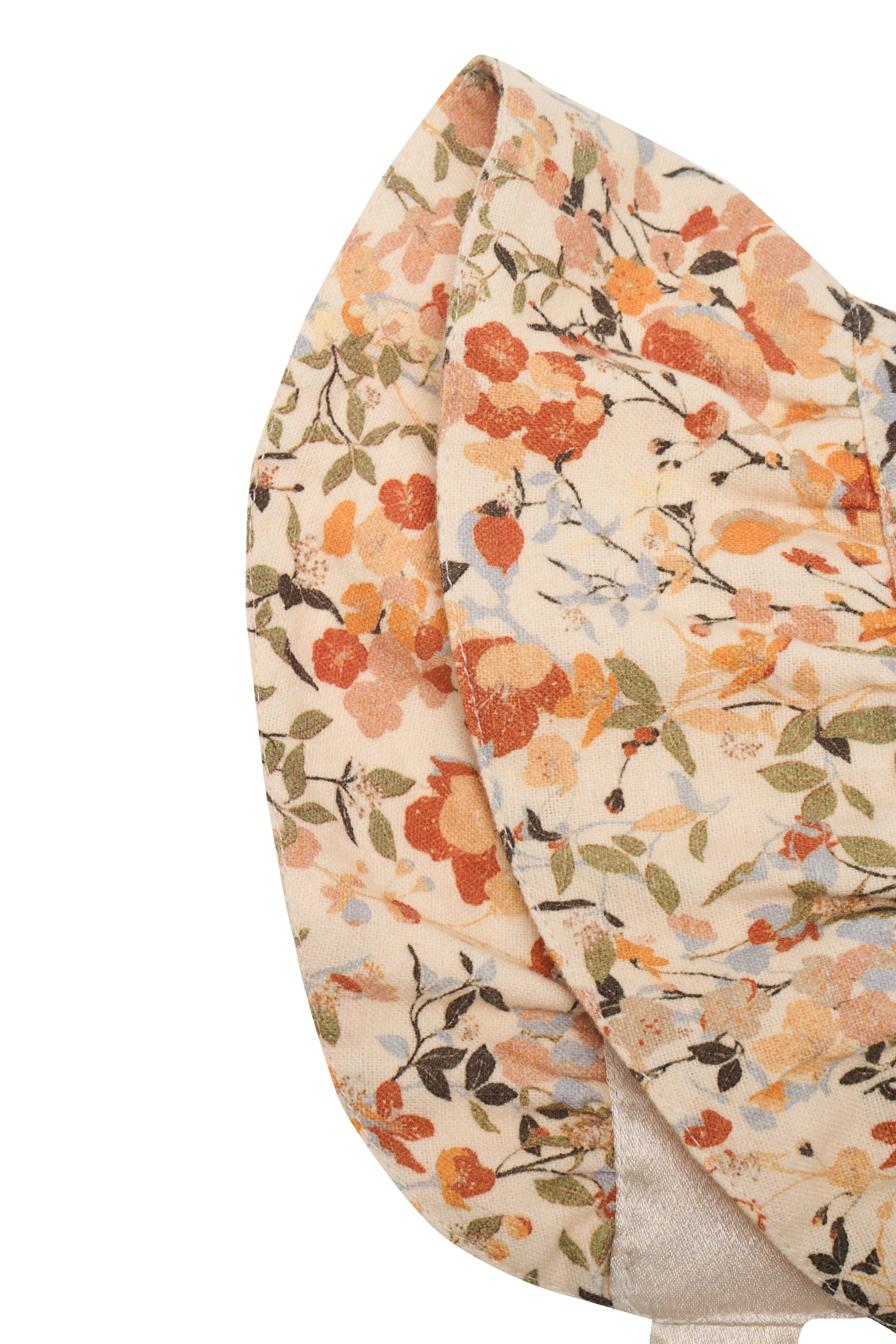 Hanakimi Kids Vintage Floral Reversible Sun Bonnet