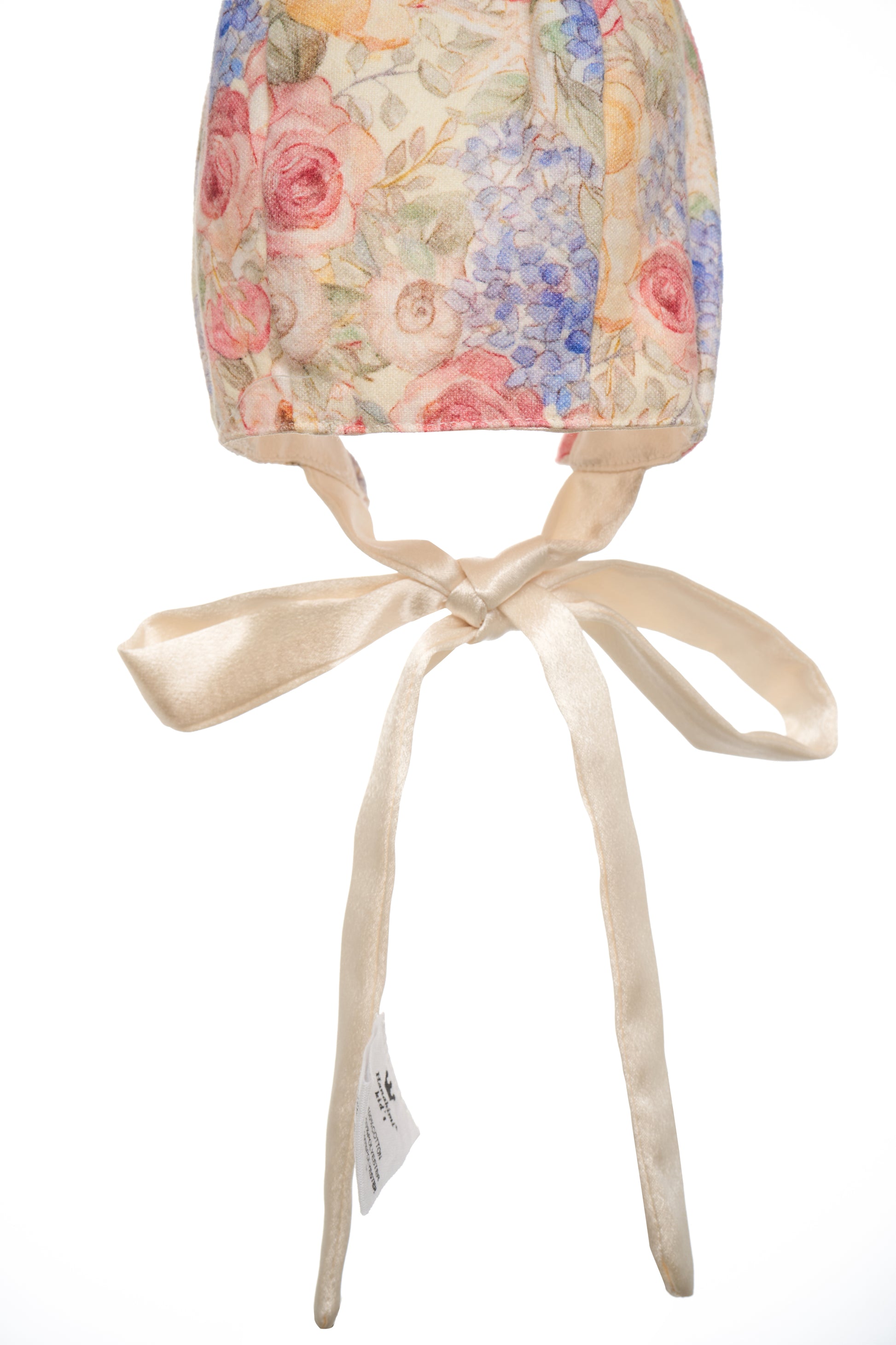 Hanakimi Kids Vintage Floral Reversible Sun Bonnet