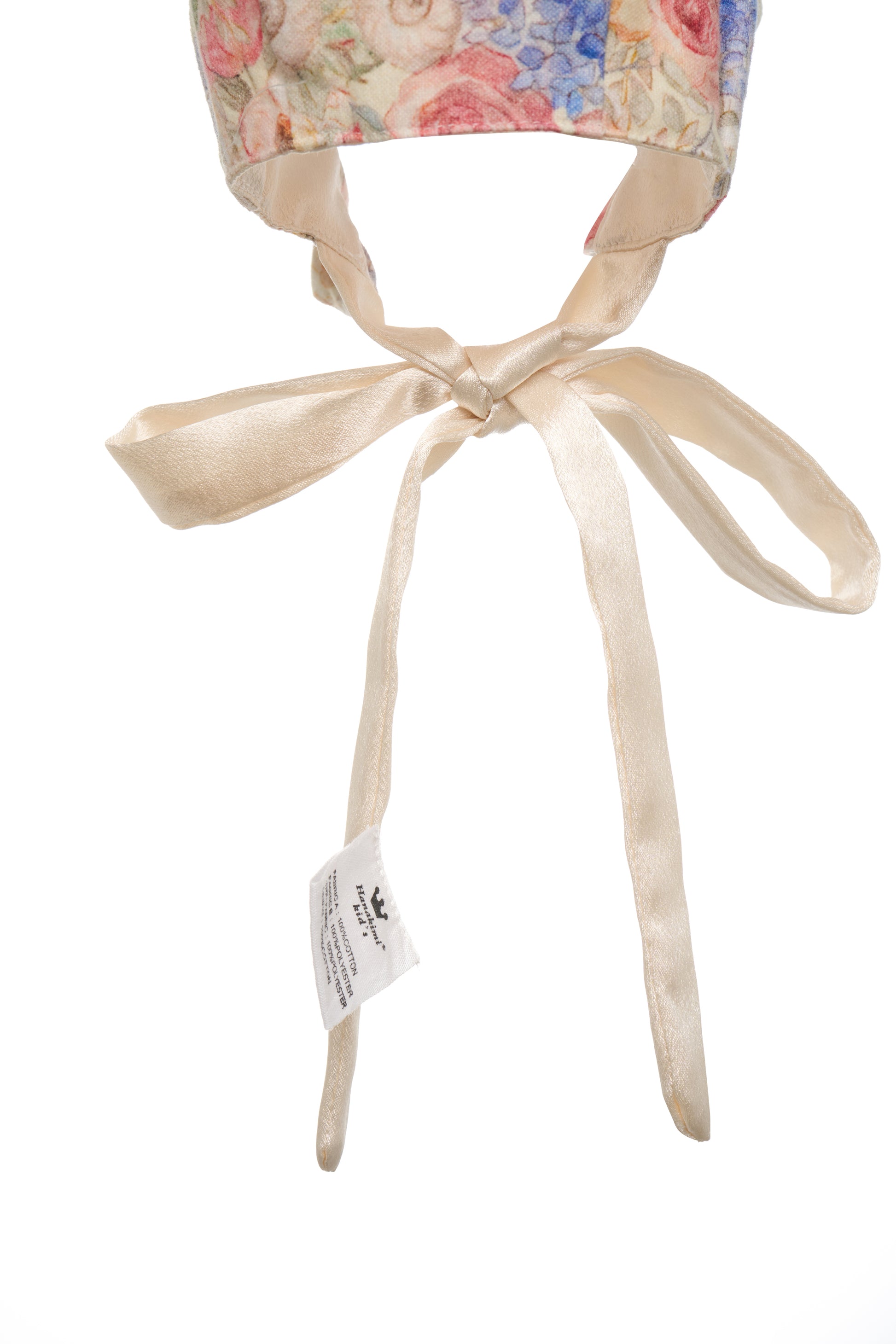 Hanakimi Kids Vintage Floral Reversible Sun Bonnet