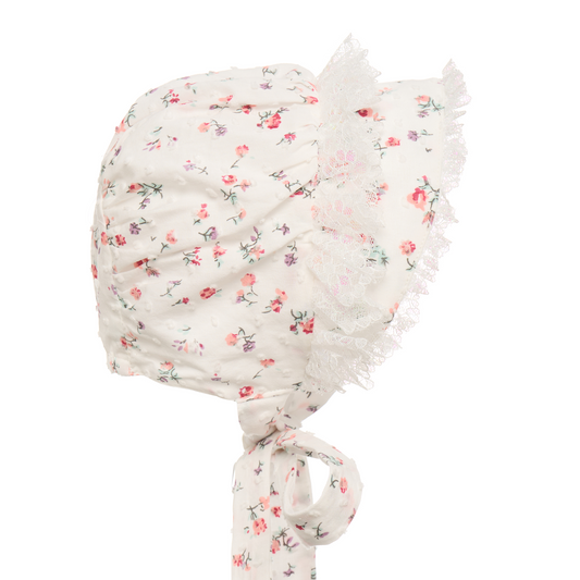 Sunny Haven Wide-Brim Sun Protection Baby Bonnet