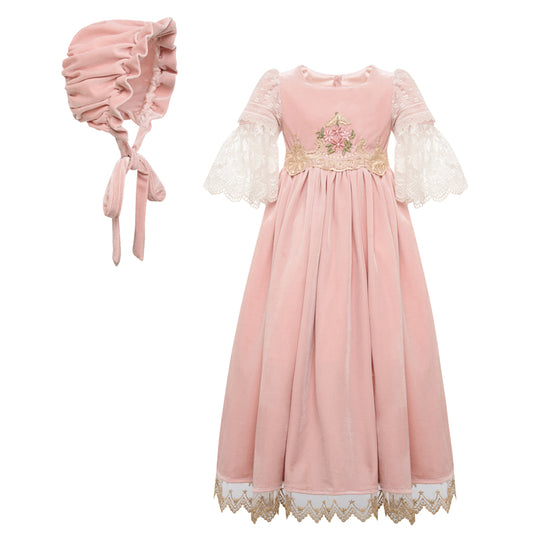 Vintage Victorian Embroidered Christening Gown