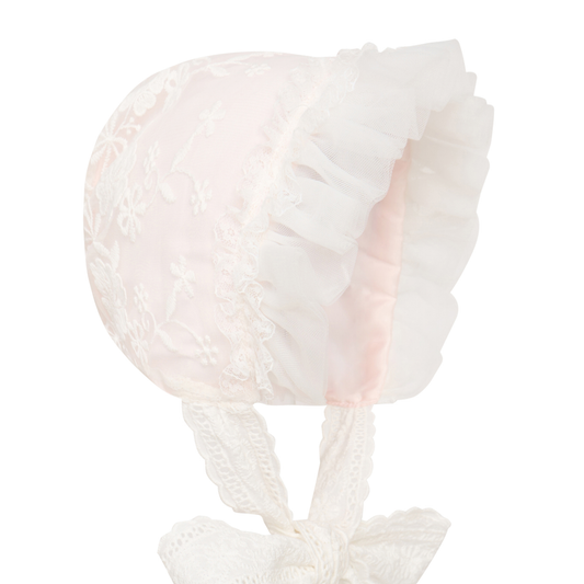 Vintage Babymütze &amp; Blütenfreude —— Hanakimkids