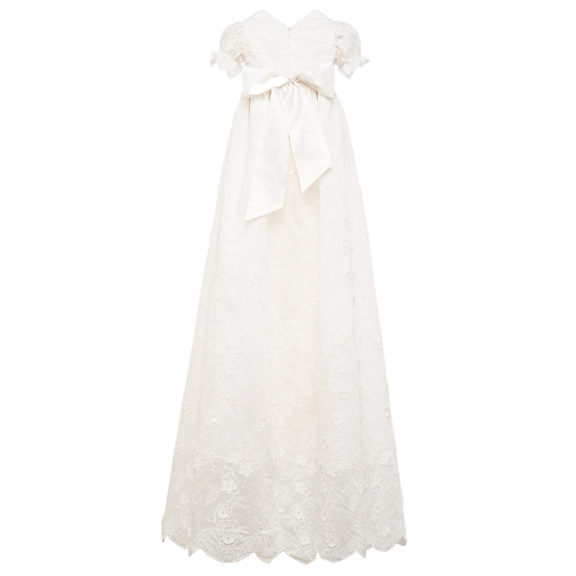 Hanakimi Kids Lace Embroidered Heirloom Christening Gown