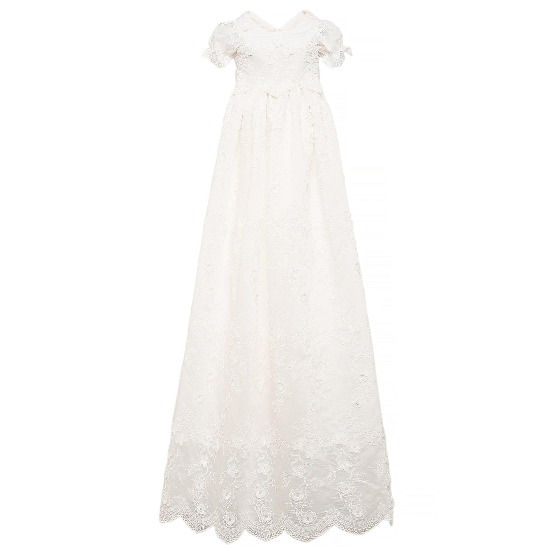 Hanakimi Kids Lace Embroidered Heirloom Christening Gown