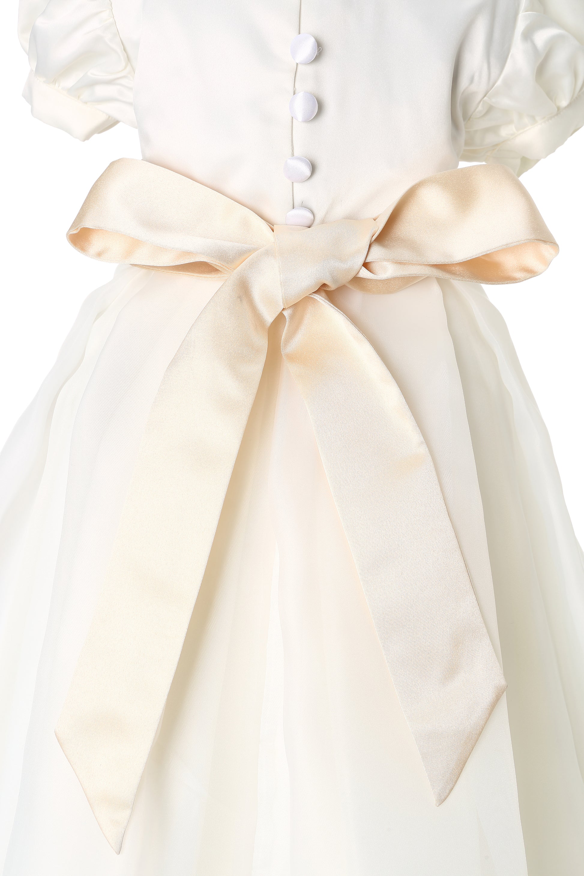 Hanakimi Kids Hanakimi® British-Style Elegant Tulle Flower Girl Dress
