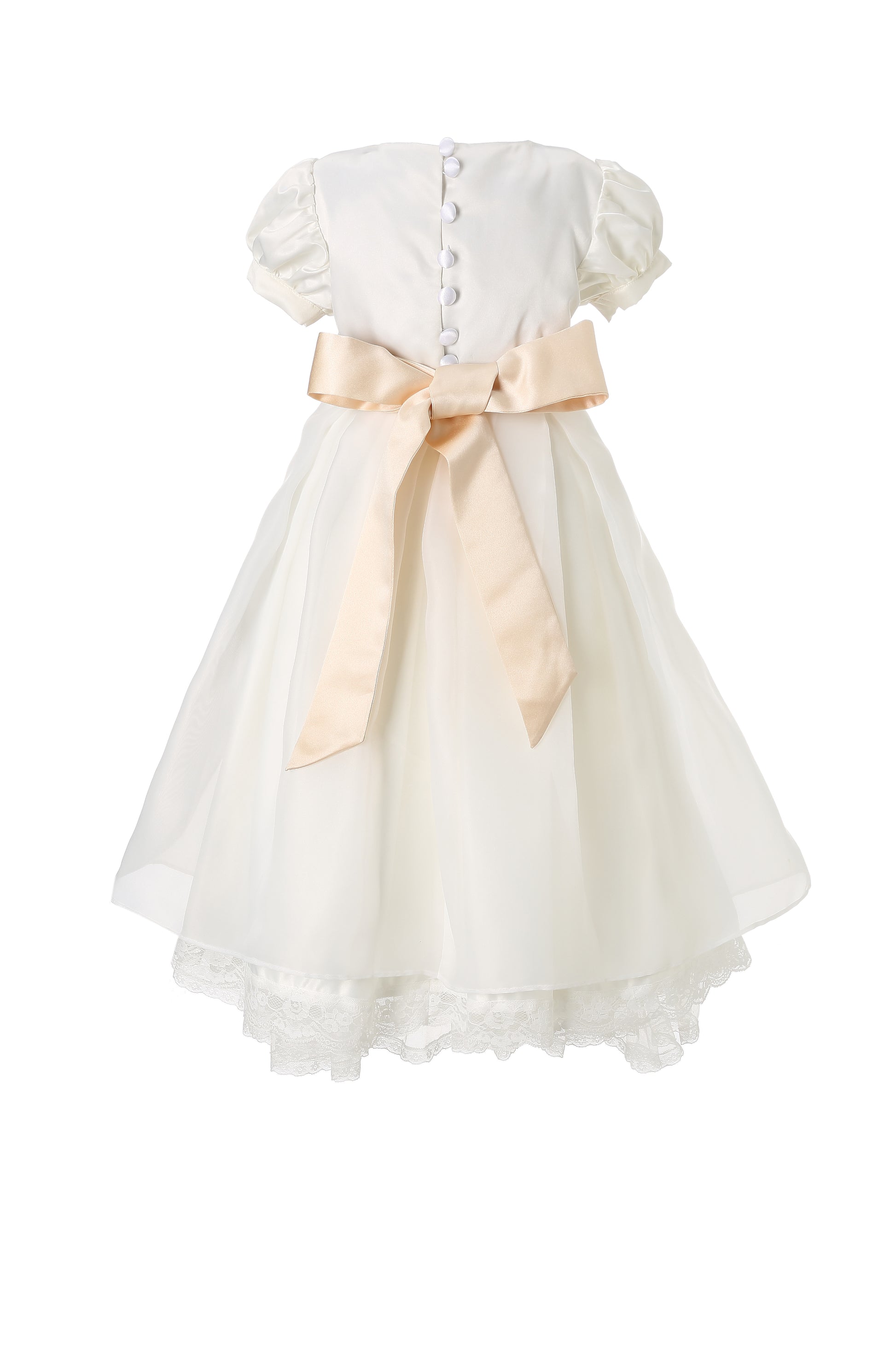 Hanakimi Kids Hanakimi® British-Style Elegant Tulle Flower Girl Dress
