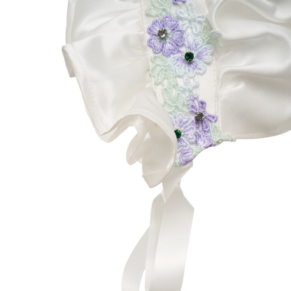 Satin Baby Bonnet  & Blossom Joy ——  Hanakimkids