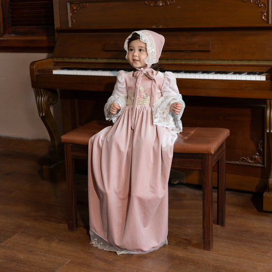 Vintage Victorian Embroidered Christening Gown