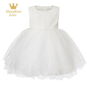 Hanakimi® Sleeveless Layered Tulle Knee-length Flower Girls' Dress JMK1623