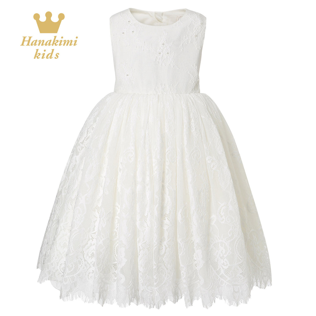 Hanakimi® A-line / Princess Sleeveless Ankle-length Communion Dress JMK1625