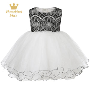 Hanakimi® Sleeveless Layered Tulle Knee-length Flower Girls' Dress JMK1624