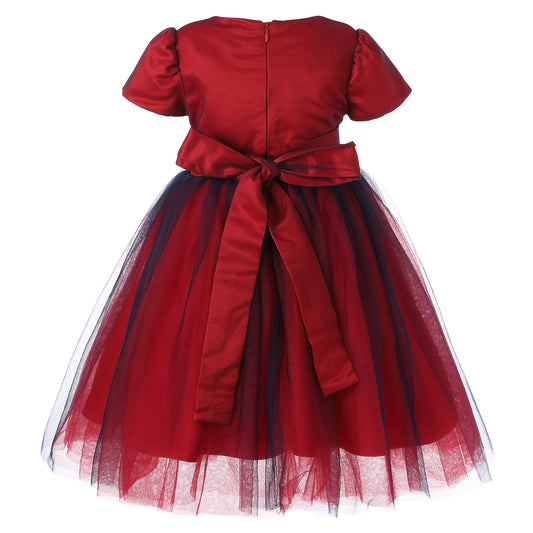 Hanakimi Hanakimi® Capped Tea-length Special Occasion Dress JMK1636