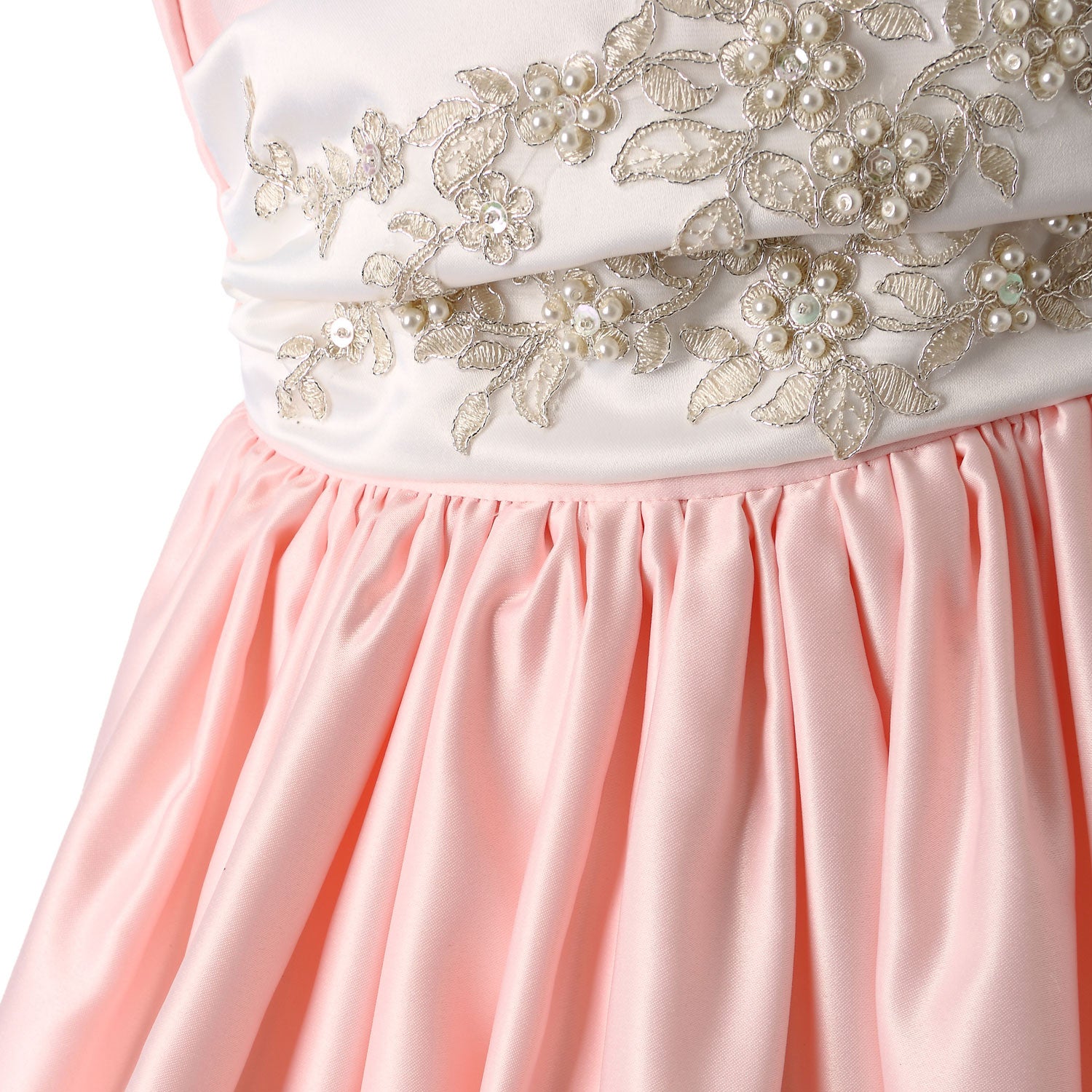 Hanakimi®  Girls' Ceremony Dresses Pink with Embroidered Soutache K15014