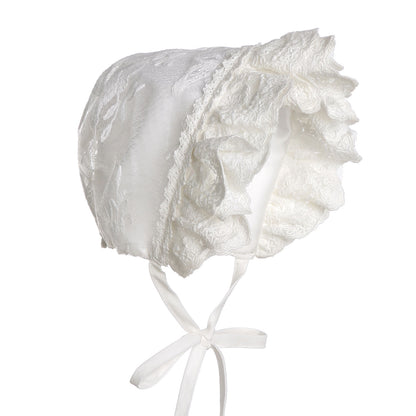 Vestidos de gorrito para bautizo y bautismo de bebé Hanakimi® hechos a mano XLF16001