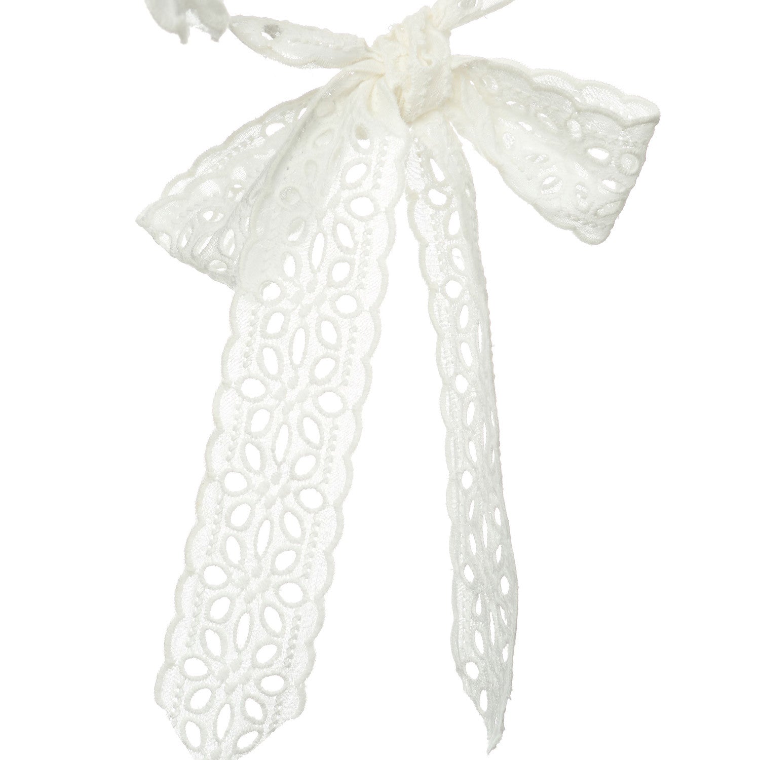 Hanakimi® Closed Back Lacy Eyelet Bonnet with Pearls(Newborn-3 Years)