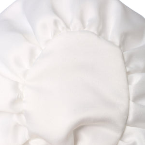 Hanakimi® Royal Christening Bonnet Handmade White (Newborn-3 Years)