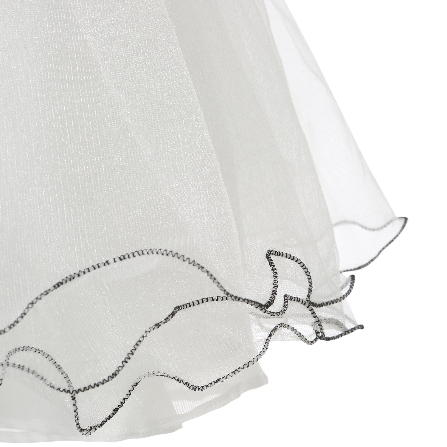 Hanakimi® Sleeveless Layered Tulle Knee-length Flower Girls' Dress JMK1624