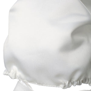 Hanakimi Girls' Christening and Beptism Bonnet JM1009