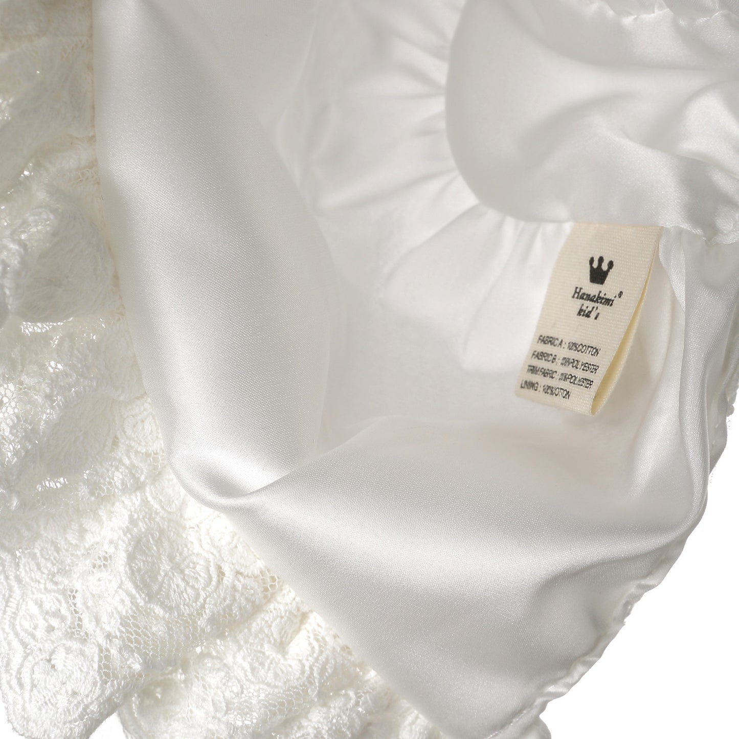 Vestidos de gorrito para bautizo y bautismo de bebé Hanakimi® hechos a mano XLF16001
